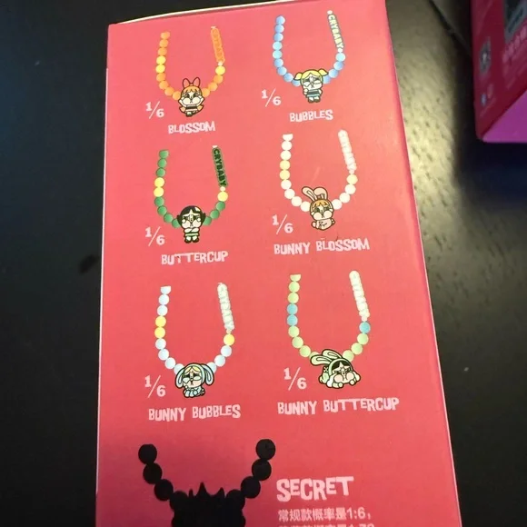 Pop Mart Crybaby Powerpuff Girls Phone Charm Bunny Blossom New Sealed - Picture 3 of 5